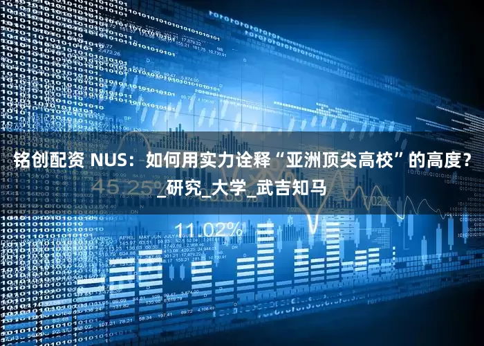 铭创配资 NUS：如何用实力诠释“亚洲顶尖高校”的高度？_研究_大学_武吉知马