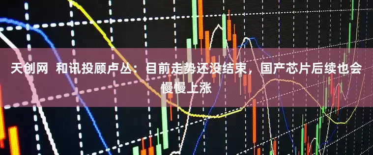 天创网  和讯投顾卢丛：目前走势还没结束，国产芯片后续也会慢慢上涨