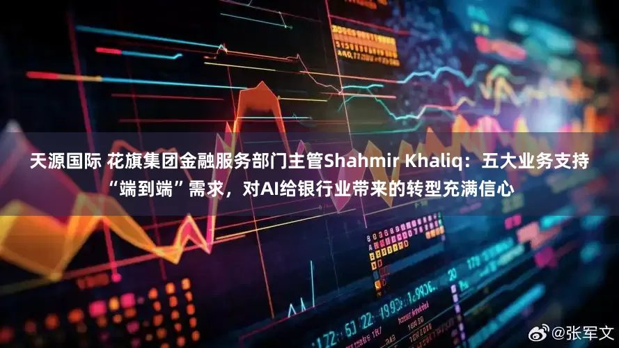 天源国际 花旗集团金融服务部门主管Shahmir Khaliq：五大业务支持“端到端”需求，对AI给银行业带来的转型充满信心